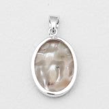 Abalone Shell Silver Pendants