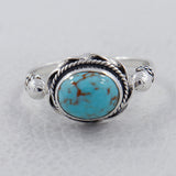 Mexican Turquoise Silver Ring