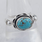 Mexican Turquoise Silver Ring