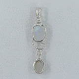 925 Sterling Silver Kunzite Pendant