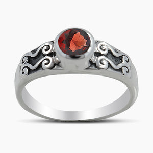 925 Sterling Silver Blue Topaz Rings