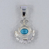 Citrine Pendant 925 Sterling Silver