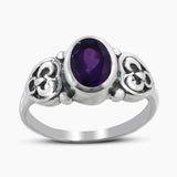 Blue Topaz Silver Rings