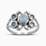 Lapis Lazuli Silver Rings