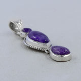 Charoite 925 Sterling Silver Pendant