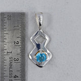 Blue Topaz Gemstone Pendant