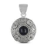 Black Star 925 Silver Pendant