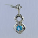 Blue Topaz Gemstone Pendant