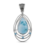 Pink Opal 925 Sterling Silver Pendant