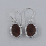 Multi Sapphire Silver Earrings