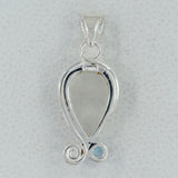 925 Silver Rainbow Moonstone Pendant