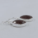 Multi Sapphire Silver Earrings