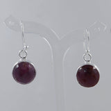 Multi Sapphire Silver Earrings