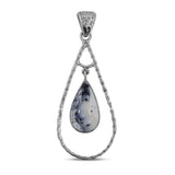 Dendritic Opal Pendant 925 Sterling Silver