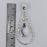 Dendritic Opal Pendant 925 Sterling Silver