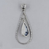 Dendritic Opal Pendant 925 Sterling Silver