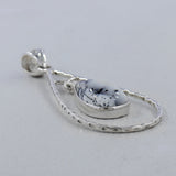 Dendritic Opal Pendant 925 Sterling Silver