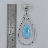 Dendritic Opal Pendant 925 Sterling Silver