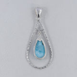 Dendritic Opal Pendant 925 Sterling Silver