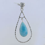 Dendritic Opal Pendant 925 Sterling Silver