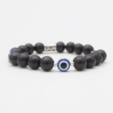 Evil Eye & Black Onyx Beads Bracelets