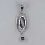 925 Silver Larimar Gemstone Pendant