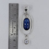 925 Silver Larimar Gemstone Pendant