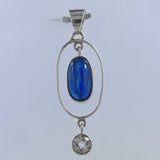 925 Silver Larimar Gemstone Pendant