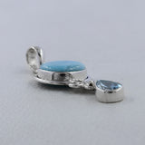 Rainbow Moonstone 925 Sterling Silver Pendant