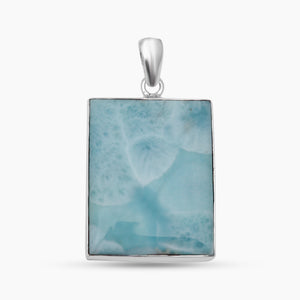 Larimar Silver Pendants