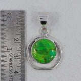 Silver Mohave Turquoise Pendant