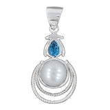 South Sea Pearl Silver Pendant