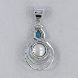 South Sea Pearl Silver Pendant