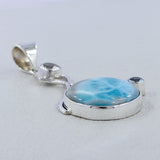 925 Sterling Silver  Larimar Pendant