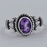 Tanzanite Silver Ring