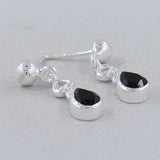 925 Starling Silver Garnet Earrings