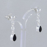 925 Starling Silver Garnet Earrings