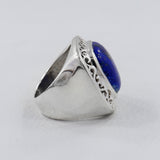 Dendritic Opal Silver Ring