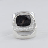 Dendritic Opal Silver Ring