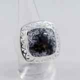 Dendritic Opal Silver Ring