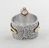 Genuine Citrine Silver Rings