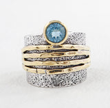 Genuine Citrine Silver Rings