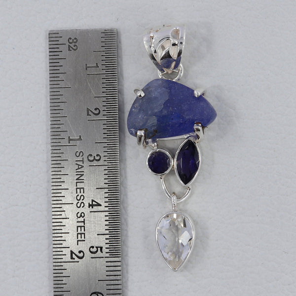 925 Sterling Silver Tanzanite Pendants