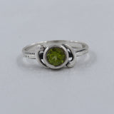 Peridot Silver Ring