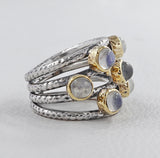 925 Sterling Silver Tourmaline Rings