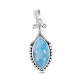 Larimar 925 Silver Pendant