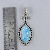 Larimar 925 Silver Pendant