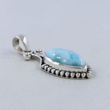 Larimar 925 Silver Pendant