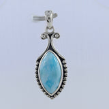 Larimar 925 Silver Pendant