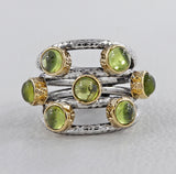 925 Sterling Silver Tourmaline Rings